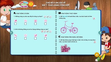 Hướng dẫn Thực hành Tin học Lớp 3 - Chủ đề 2 Em tập vẽ - Bài 7 Thực hành tổng hợp