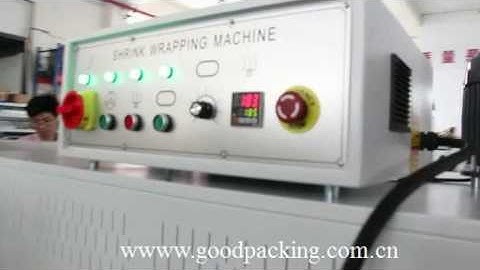GH 6030AZS+SF 6040E high soeed servo control box shrink wrapping machine