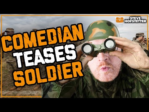 US Army soldier vs. stand-up comedian - Steve Hofstetter