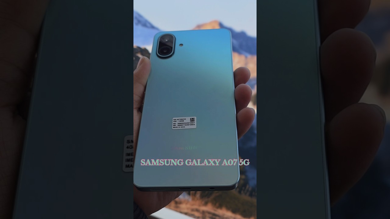Samsung Galaxy A07 5g First Look & Unboxing 