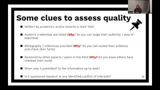 Finding Credible Sources for your Research Project