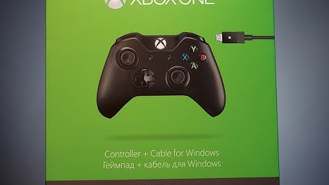Unboxing of XBOX One Controller for Windows