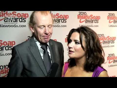 Steve Huison and Debbie Rush at the Inside Soap Aw...