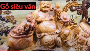 Báo giá tượng di lặc gỗ hương Gia Lai siêu vân!