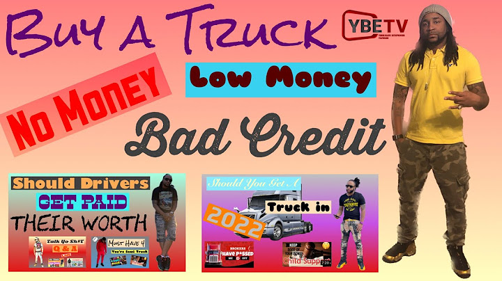 Buy a truck with bad credit near me