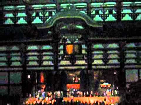 Nara Japan TodaijiTemple TO-KAE 燈花会と東日本大震災復興祈願