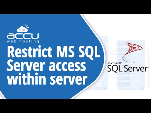 How to restrict MSSQL server to connect from the server in which the MSSQL Server is installed?