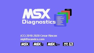 MSX Diagnostics v1.0.0.