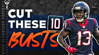 It's Time to Cut These 10 Players | Busts for Week 11 and Beyond (2022 Fantasy Football)