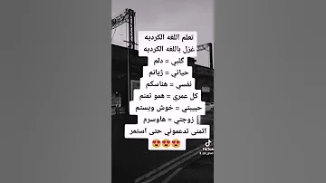 تعلم اللغه الكرديه كركوك Fyp 