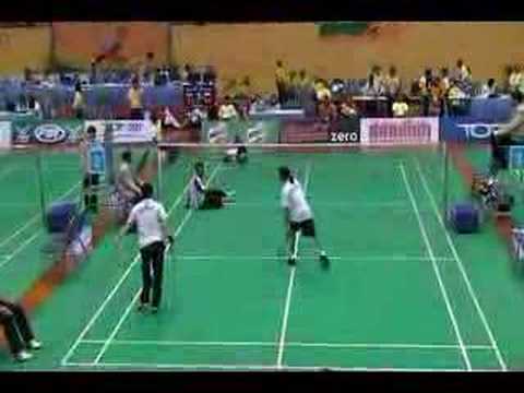 4th ASEAN Paragames in Thailand - Philippines VS Malaysia in Badminton