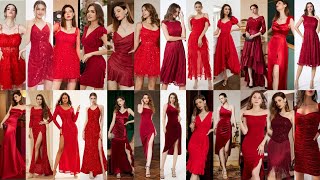 Valentine day outfits Design Collections 2023 Valentine's Red 🔴 Hot dresses