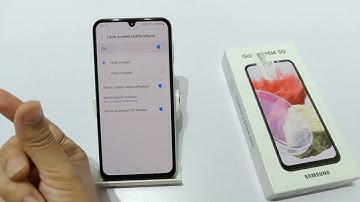 How to hide lockscreen message in samsung galaxy M34,A34 | Lockscreen notification hide kaise kare