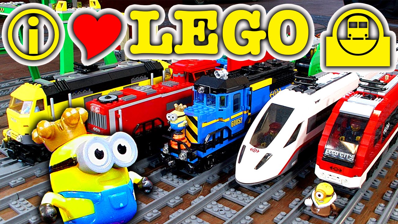 5 Lego City Trains I Like Trains &amp; Minions Cause Train 