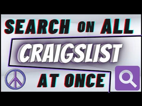 How To Search On All Craigslist At Once