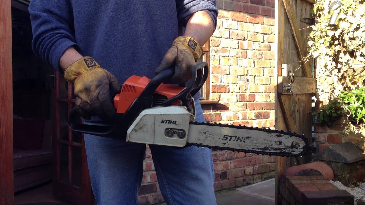 Stihl 017 chainsaw YouTube