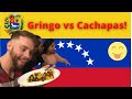 GRINGO vs CACHAPAS! VENEZUELAN FOOD IS DELICIOUS 😋