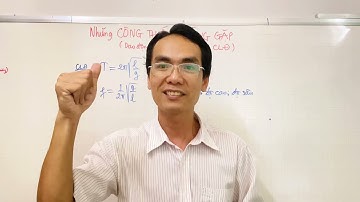 Những Công Thức Dao Động Điều Hoà, Con Lắc Lò Xo, Con Lắc Đơn Thường Gặp  - Vật Lí 12