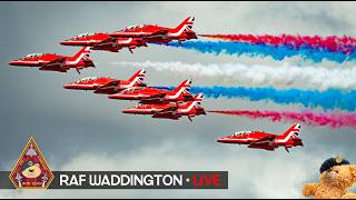 LIVE SPECIAL TYPHOON, RED ARROWS SILVER SWALLOWS, SPITFIRE & AEROBATICS • RAF WADDINGTON 26.09.26