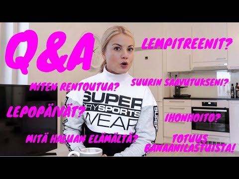 Q&A: MITÄ MÄ HALUAN ELÄMÄLTÄ?