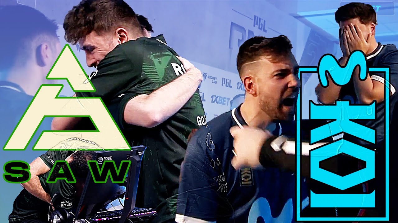 Reacción de MOVISTAR KOI y SAW al clasificar MAJOR 2024