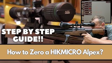 HIKMICRO Alpex | How do I Zero it? | Easy Zeroing Guide!