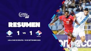 Resumen | Guatemala vs Panamá | 2023\/24 Concacaf Nations League