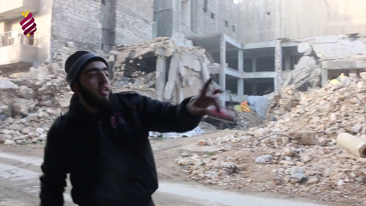 البراق|| جولة في حي القاطرجي ولحظات مخيفة من القصف العنيف الذي يتعرض له الحي 4/12/2016