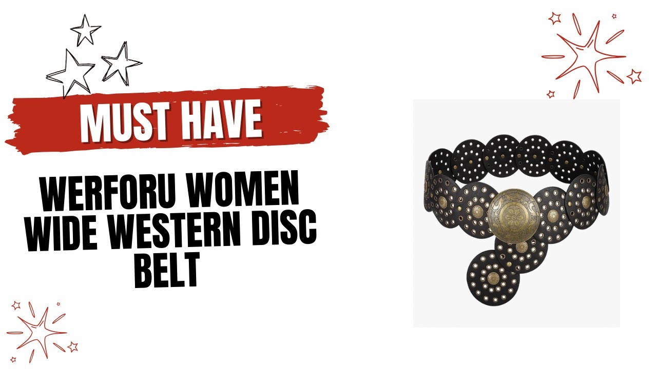 Review.werforu women wide disc belt