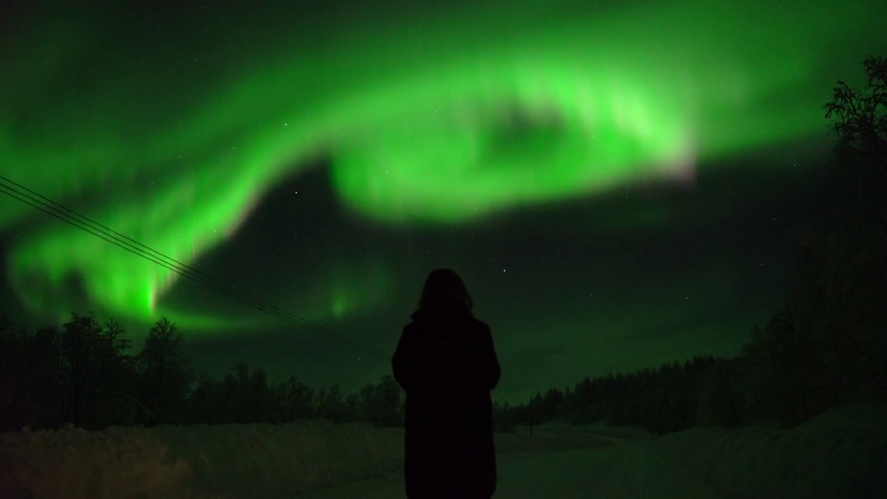 Northern Lights Captured in Realtime - YouTube