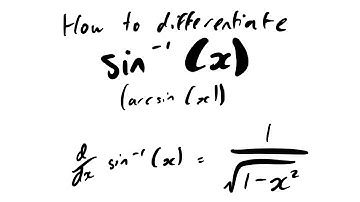 Derivative of the inverse sine (sin^-1(x) / arcsin(x))