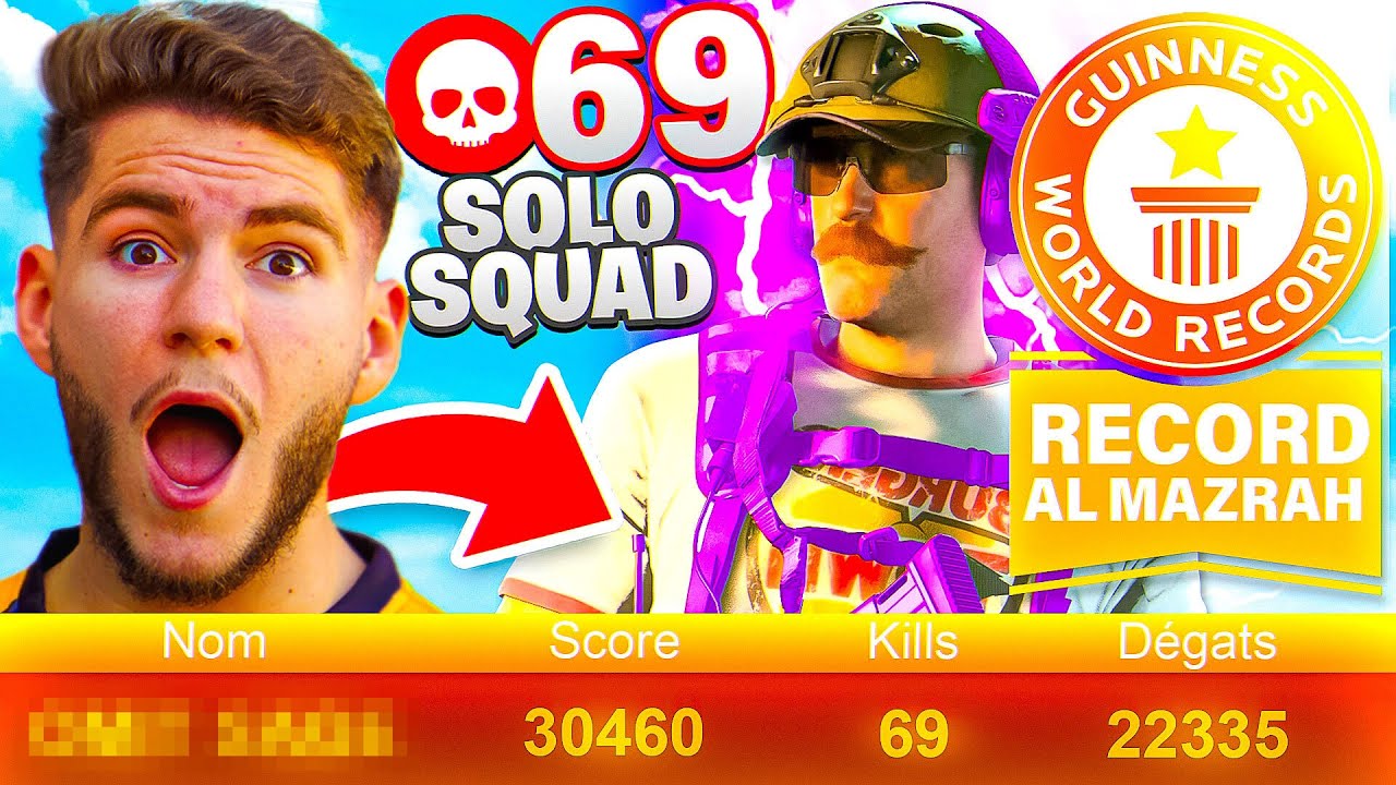69 KILLS SOLO VS SQUAD ! JE RÉAGIS AU PLUS GROS WORLD RECORD DE TOUT ...