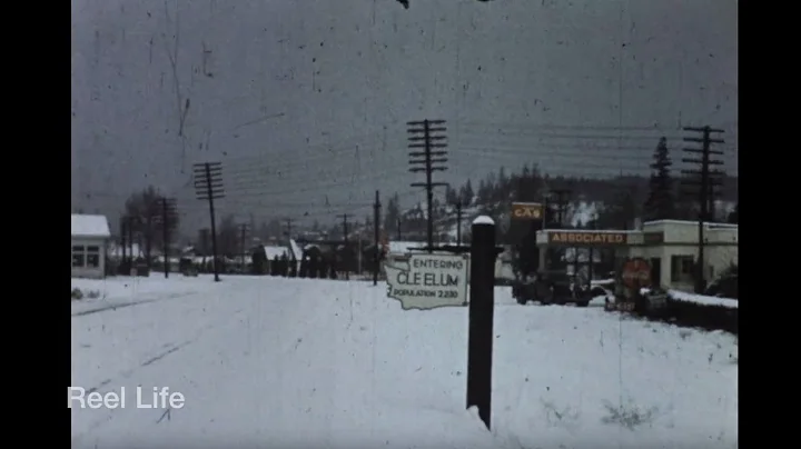 1943, Life in wartime, winter in rural Washington ...