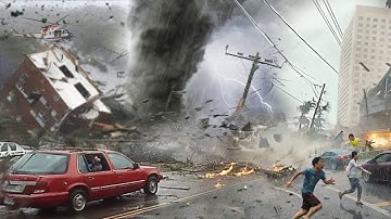 Massive Tornado Strikes Malaysia! Sijangkang Devastated by Powerful Storm!