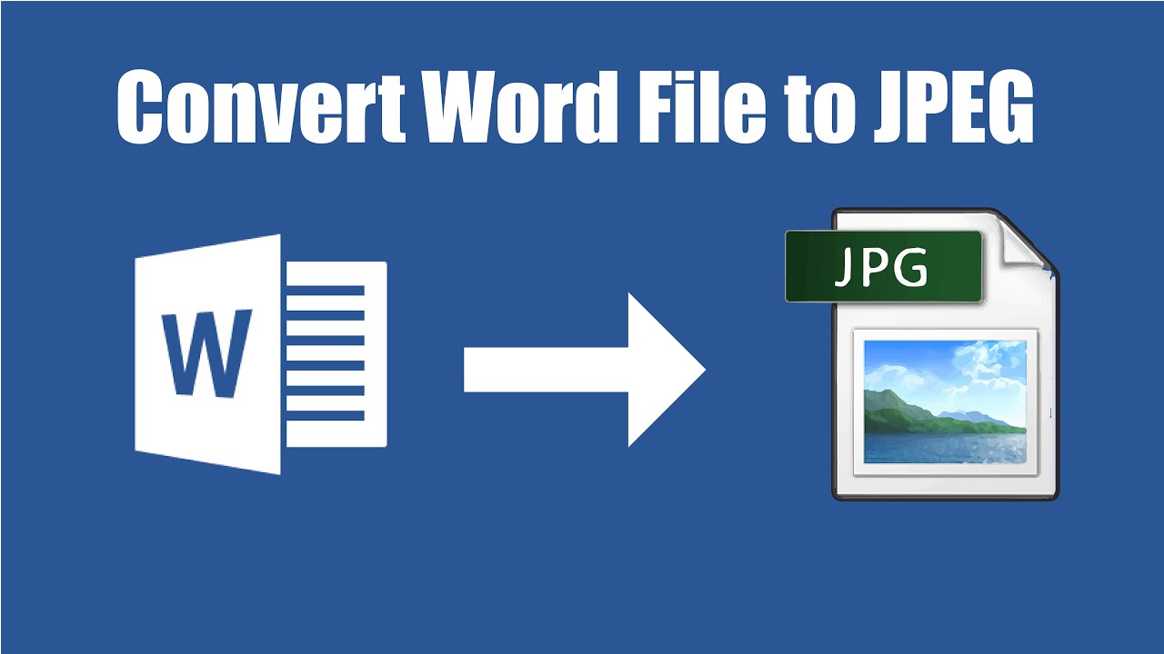 How To Convert Word File To JPEG,PNG,PDF Bangla Tutorial 2020 YouTube