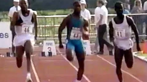 Raymond Stewart vs. Dennis Mitchell - Men's 100m -...