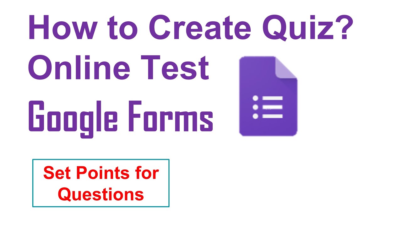 Create Quiz in Google Forms in Hindi || Create Online Test in Google ...