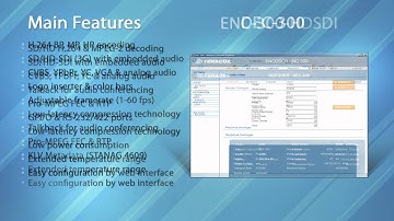 Teracue ENC/DEC-300-series H.264 HD/SD Encoder & Decoder