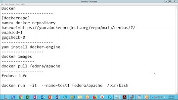 Steps to Install apache using docker