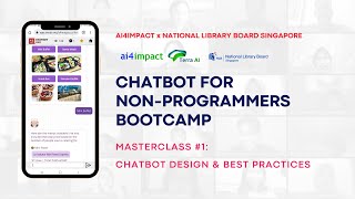 Chatbot for Non-Programmers Bootcamp - Masterclass 1: Chatbot Design & Best Practices