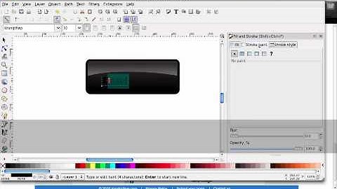 Glossy buttons in inkscape