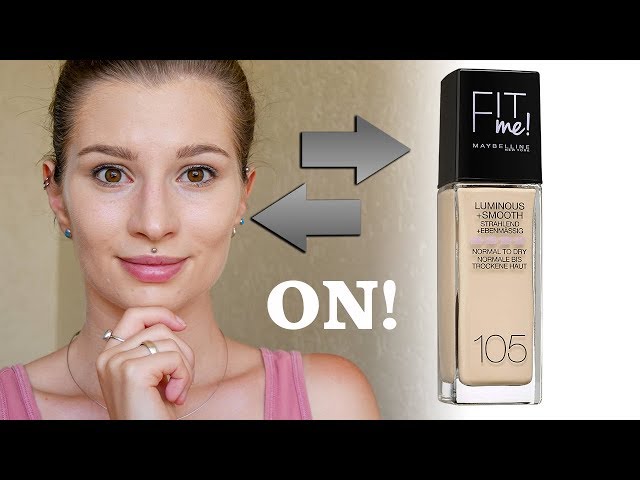 Maybelline Fit Me Dewy+Luminous+Smooth Foundation Review - Real