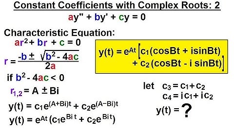 Differential Equation - 2nd Order (21 of 54) Constant Coeff. w/ Complex Roots: Another Look