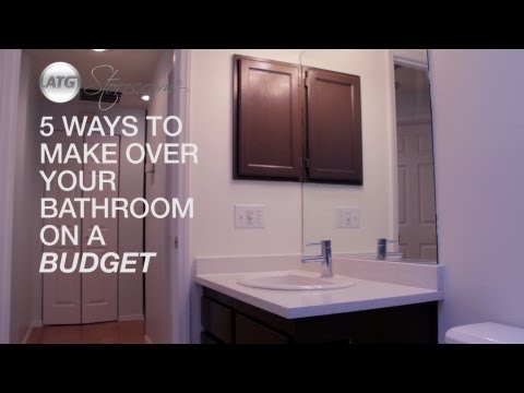 5 ways to Make Over your Bathroom on a Budget