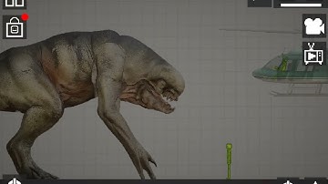 Realistic Distortus Rex Dino MOD in Melon Sandbox | Bloop at the end
