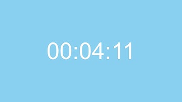 4 Minute 11 Second Timer - (251/36,000)