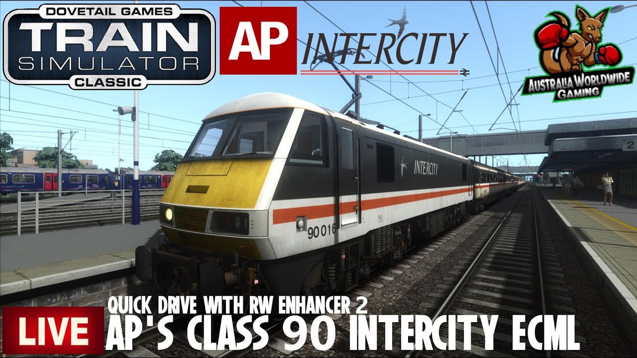 Train Simulator Classic LIVE|AP's Class 90 Intercity ECML Quick Drive ...
