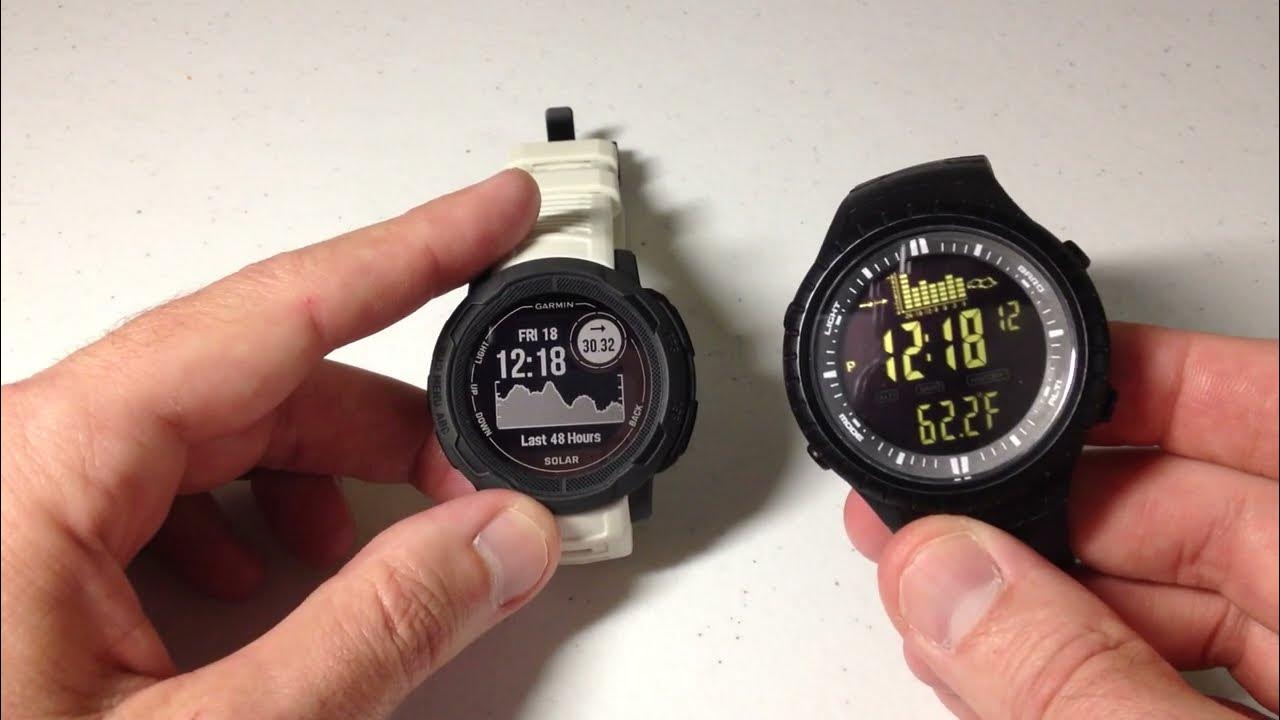 My favorite feature on the Garmin Instinct. . . Barometer Plot Trend