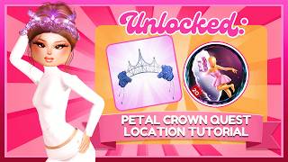 PETAL CROWN Quest In Dress To Impress - All 7 Item Locations Guide  The Hunt 2 (DTI Roblox)