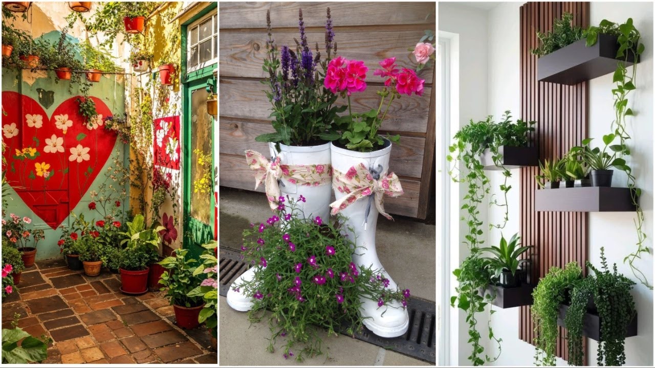 Простые и красивые идеи для дизайна небольшого приусадебного сада.